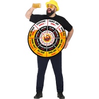 Costume da gioco della roulette della birra per adulti