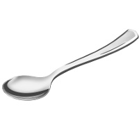 Cucchiai di plastica argento da 17 cm - 10 pezzi