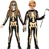 Costume da scheletro notturno per bambini