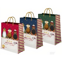 Borsa regalo di 42 x 30 x 10 cm di Re Magi vintage - 1 unità