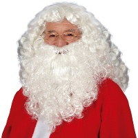 Parrucca e barba di Babbo Natale