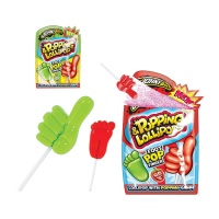 Lecca lecca con polvere dolce frizzy in gusti assortiti - Popping Lollipop