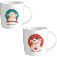 Tazza da 470 ml Gatto della Fortuna - 1 unità