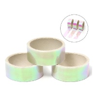 Washi tape iridescente 3 m - 3 pezzi
