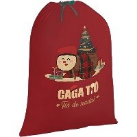 Sacco regalo del Tió de Nadal 75 x 50 cm - 1 unità