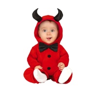 Costume diavolo con papillon da bebè