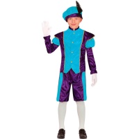 Costume da paggio azzurro per bambini