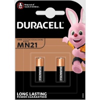 Pile alcaline tipo MN21 - Duracell - 2 pezzi