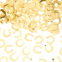 Coriandoli di Ferri di Cavallo dorati - 15 gr