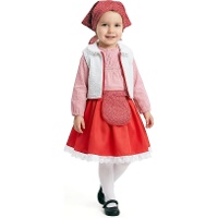 Costume da pastorella con bisaccia per bambina