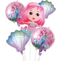 Bouquet di Sirena Rosa - 5 pezzi