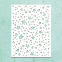 Stencil stelle piccole 15,2 x 20,3 cm - Carte Mintay - 1 unità