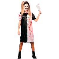 Costume da clown terribile per donna