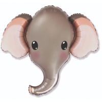 Palloncino elefante grigio 99 x 81 cm - Conver Party