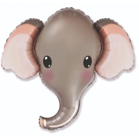 Palloncino Elefante Grigio 99 x 81 cm - Festa Conver