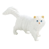 Statuina torta gatto bianco da 4,5 cm - 1 unità