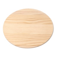 Disco di legno 25 x 0,5 cm - 1 unità