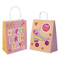 Sacchetto regalo di 27 x 20 cm primaverile - 1 unità
