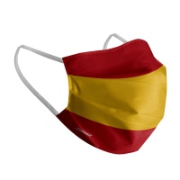 Mascherina igienica riutilizzabile bandiera spagnola - adulto