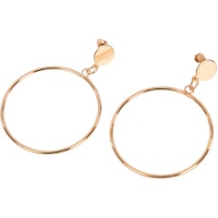 Orecchini a cerchio dorati - 1 paio