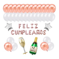 Kit di palloncini per compleanno - Monkey Business - 37 pezzi