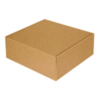 Scatola da 30 x 30 x 9 cm per torta quadrata kraft