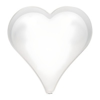 Tagliabiscotti a forma di cuore 10 x 2,6 cm - Cookie Cutters