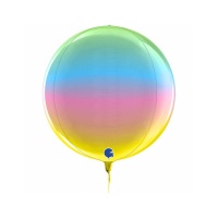 Palloncino orbz arcobaleno - 38 cm - Grabo