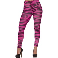 Leggings zebrati fucsia