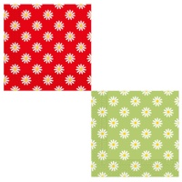 Tovaglioli di Daisy colorati 16,5 x 16,5 cm - 20 pezzi