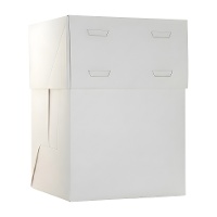 Scatola per torta 15 x 15 x 20 cm - altezza regolabile fino a 24 cm