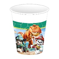 Bicchieri di carta Paw Patrol Dino Movie da 200 ml - 8 pezzi
