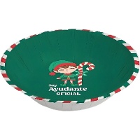 Ciotole natalizie con elfo da 17,5 cm - 6 pezzi