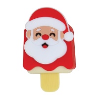 Balsamo labbra per bambini a forma di ghiacciolo con Babbo Natale, al gusto di fragola