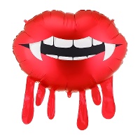 Palloncino labbra vampiro sanguinante 92 x 60 cm