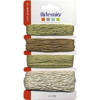 Set di corde decorative metallizzate - 4 pezzi