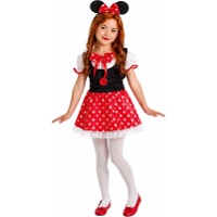 Costume da topolina con cerchietto per bambina