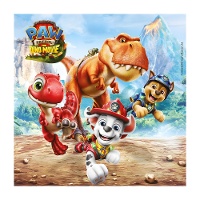 Tovaglioli Paw Patrol Dino Movie da 16,5 x 16,5 cm - 20 pezzi