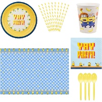 Set per festa Minions Divertenti - 6 persone