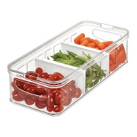 Organizzatore di 37,6 x 16,2 x 9,5 cm con separatori