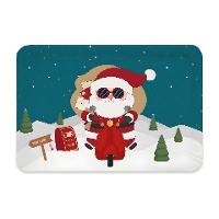 Vassoio in plastica di Babbo Natale, 25 x 34 cm