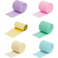 Carta crespa in colori pastello