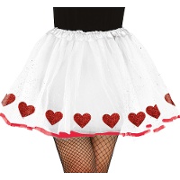 Gonna tutù con cuori per donna