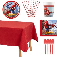Set per festa a tema Spiderman - 8 persone
