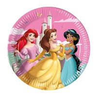 Piatti Principesse Disney 20 cm - Confezione da 8