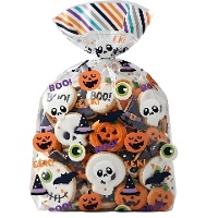 Borsa per dolci di Halloween Boo da 20 x 17 cm - Wilton - 20 pezzi