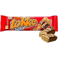 Tokke di cioccolato al latte e riso soffiato - Valor - 30 unità