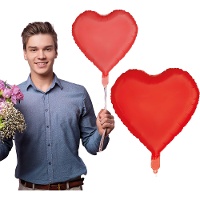 Palloncino a cuore rosso da 40 cm