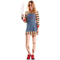 Costume da bambola posseduta per donna