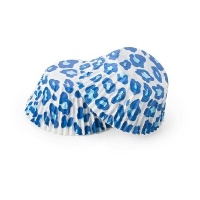 Capsule per cupcakes con motivo leopardo - Pastkolor - 30 unità